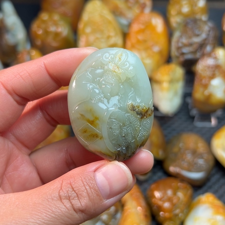 和田玉挂件未镶嵌