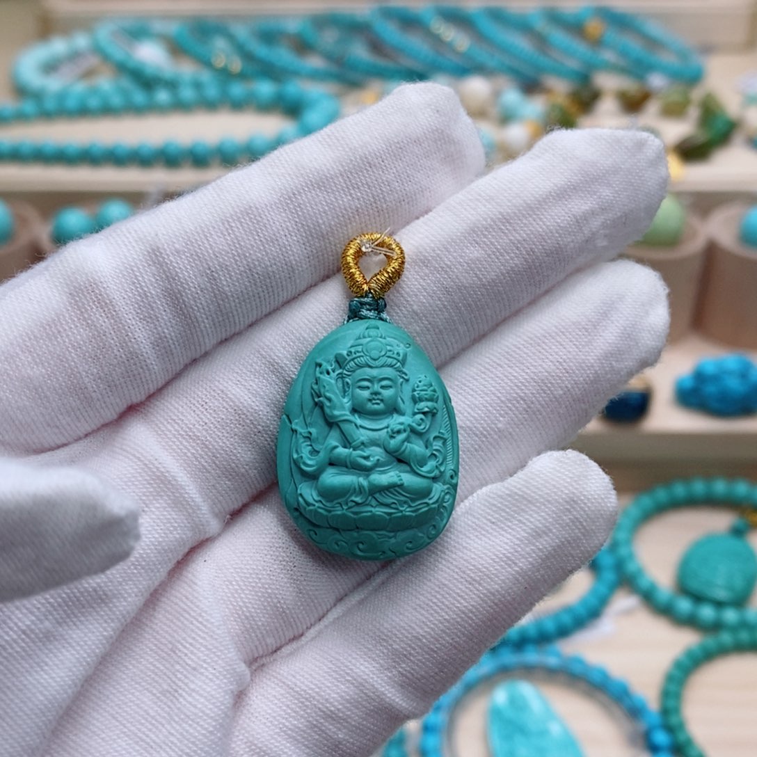 绿松石珠宝奇石未镶嵌