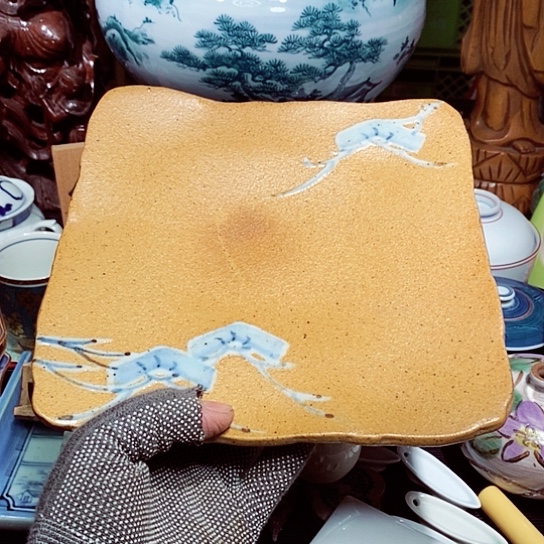 瓷片万事如意心想事成