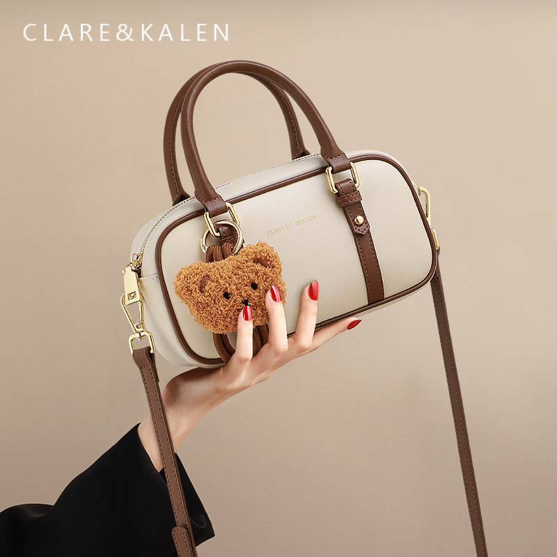 ClareKalen奢侈品包包女包多巴胺斜挎小包洋气波士顿枕头包送女友