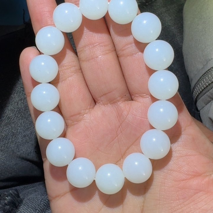 和田玉未镶嵌手串卡13