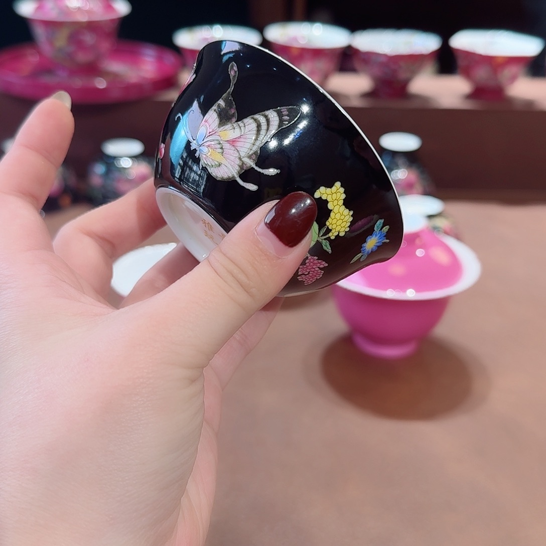 崔*太珐琅彩主人杯茶具