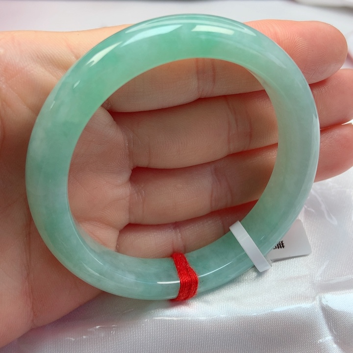 翡翠手镯未镶嵌鱼**~53圈