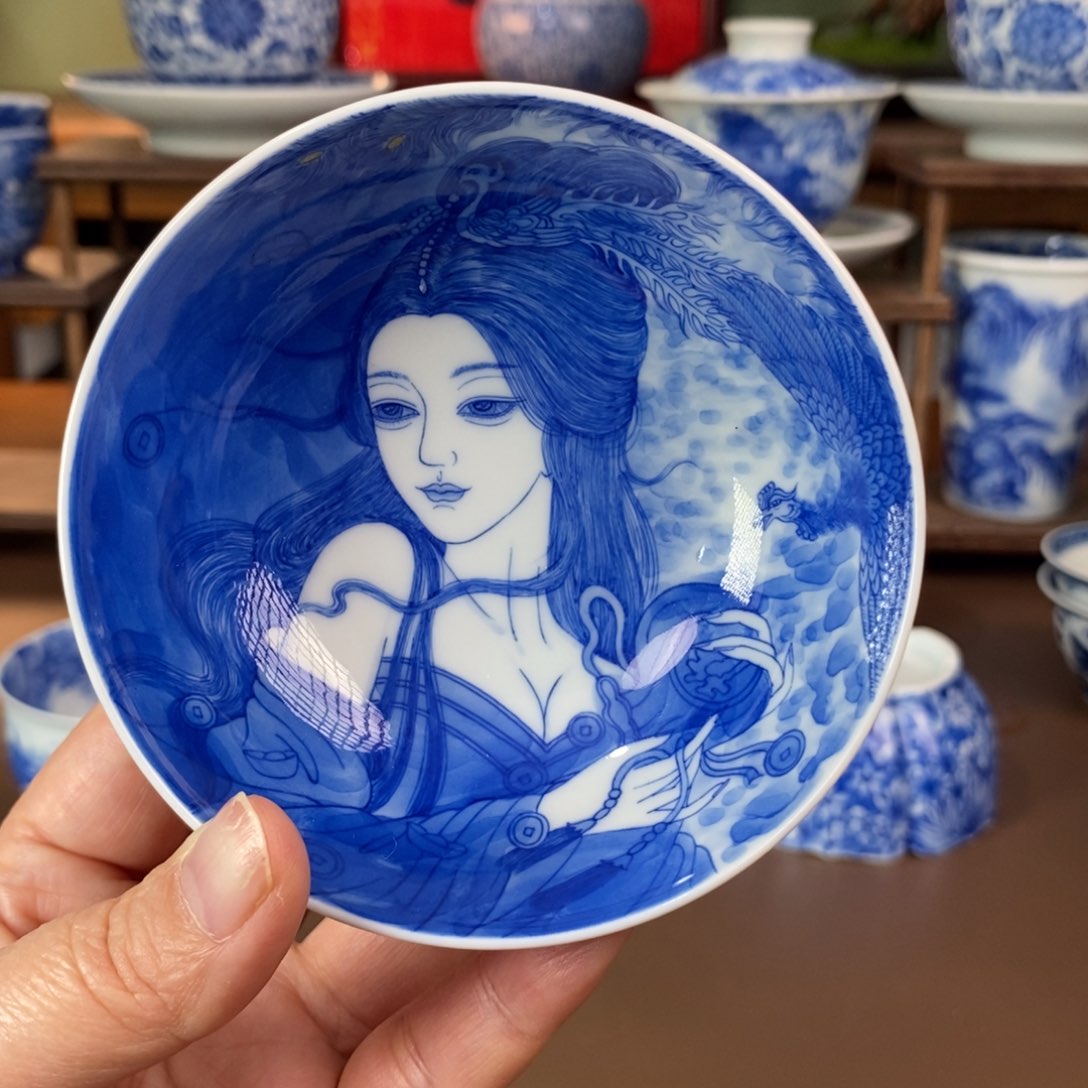 景德镇陶瓷手工手绘