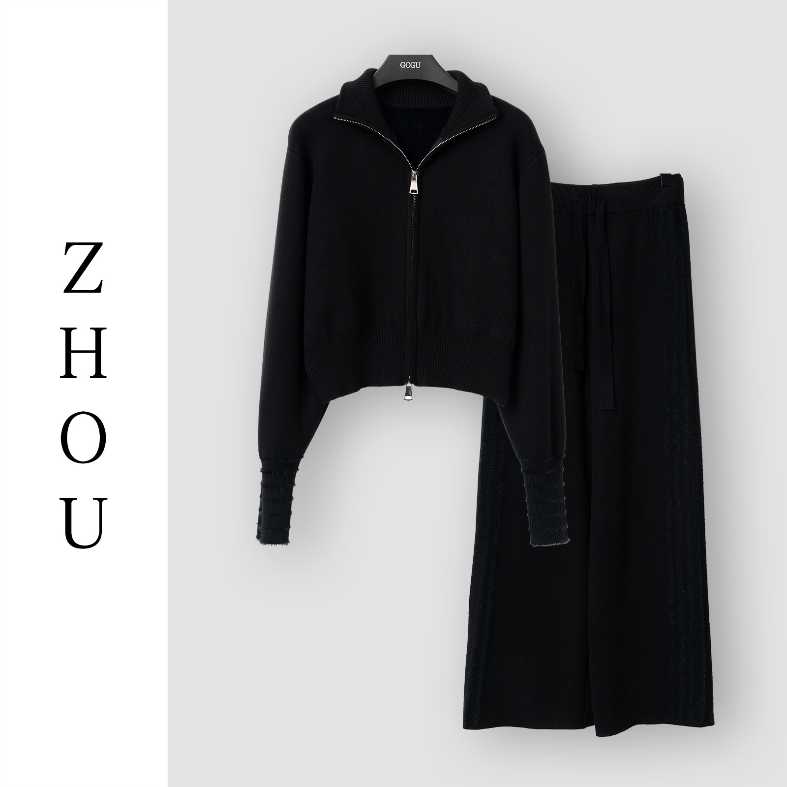 （周哥甄选）黑色时尚套装-32445