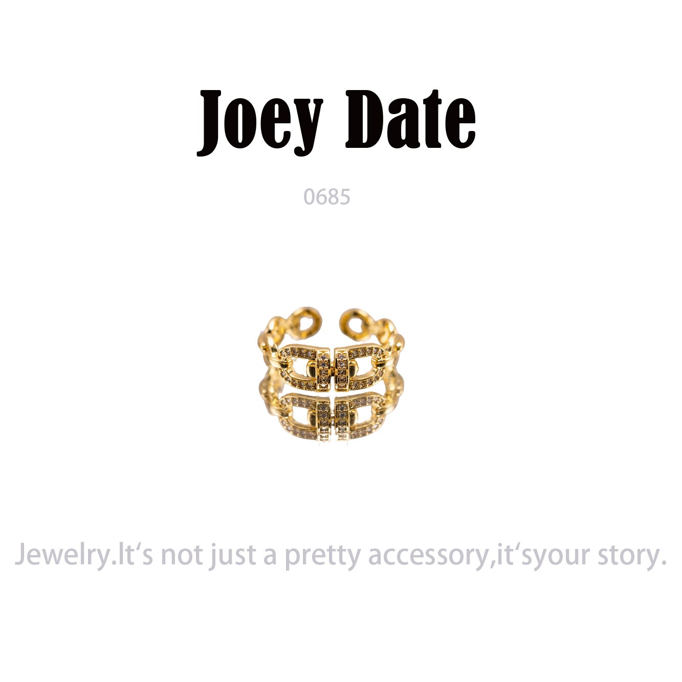 镀K金 Jory Date   戒指 ～0685