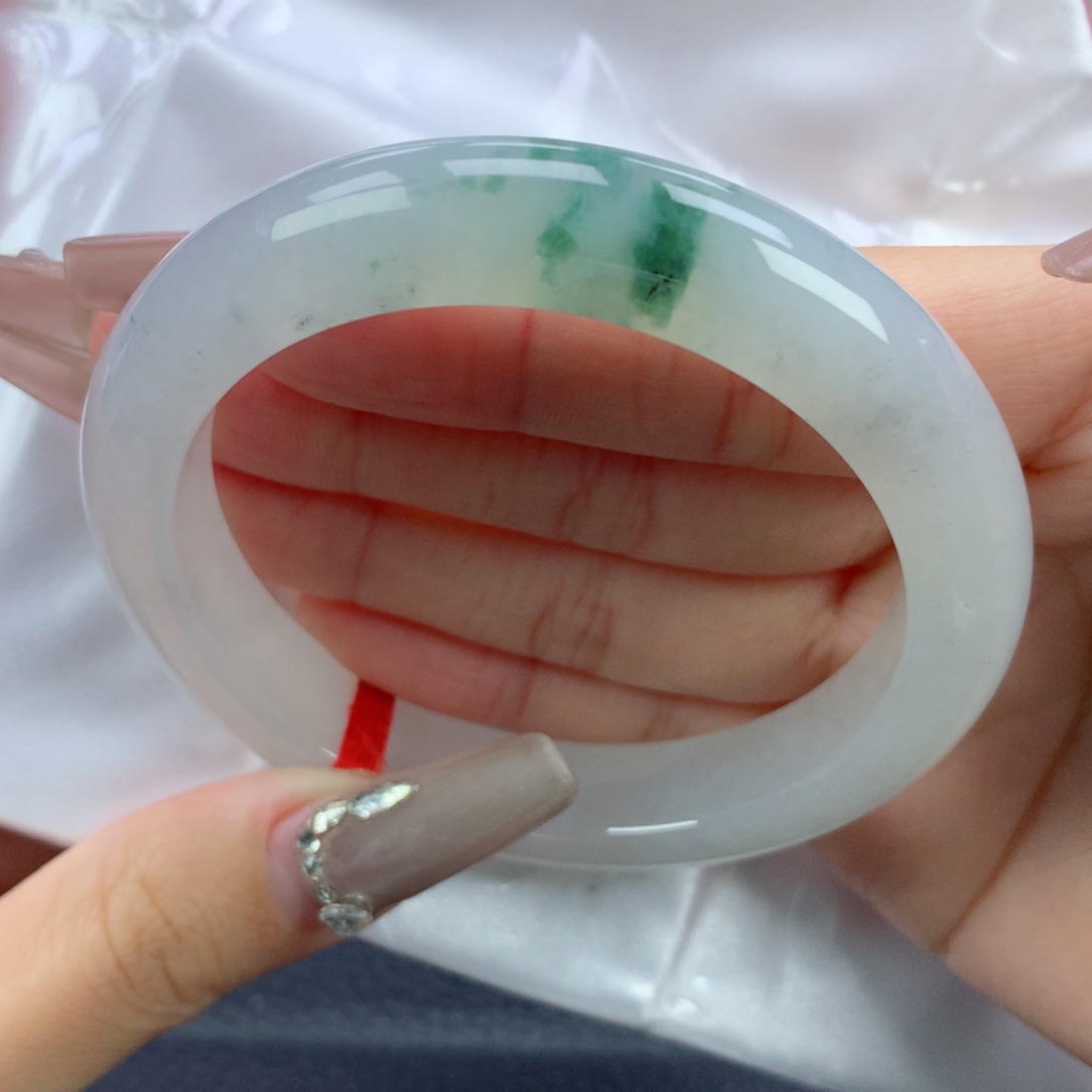 翡翠手镯未镶嵌57.2正圈