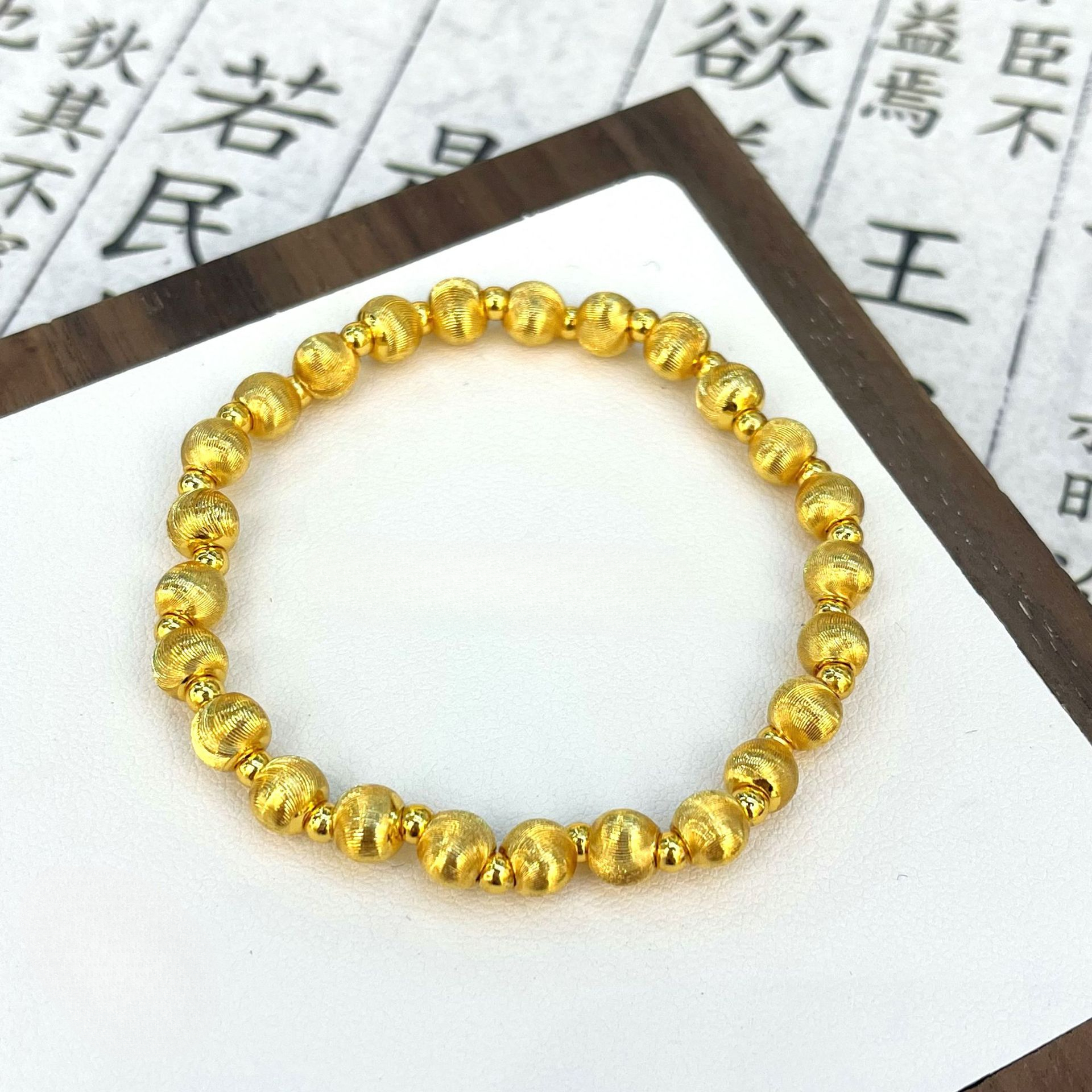 合金手链 矿合金猫眼珠古法手链手串新中式国潮风气质时尚简约