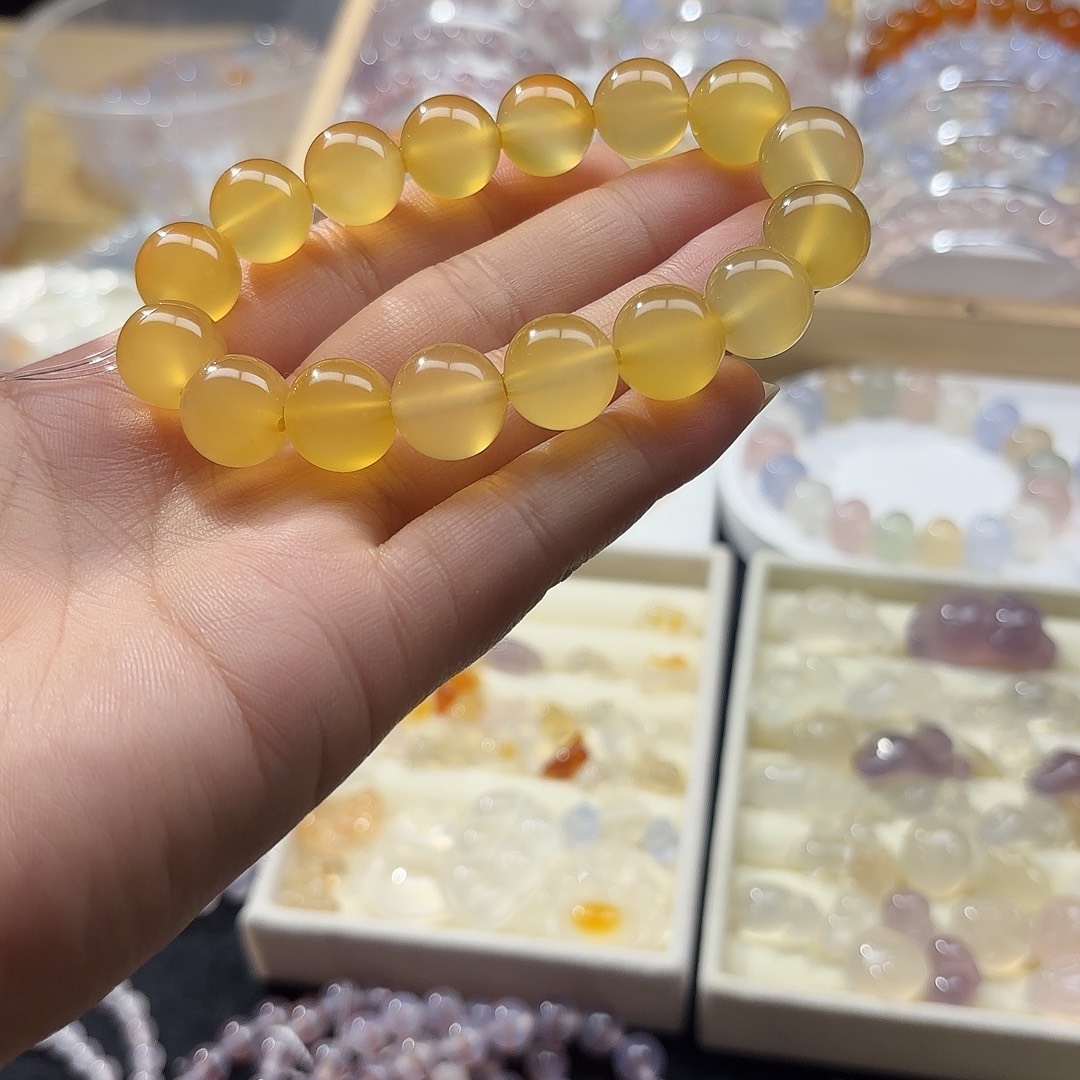 ****玛瑙/玉髓未镶嵌手链