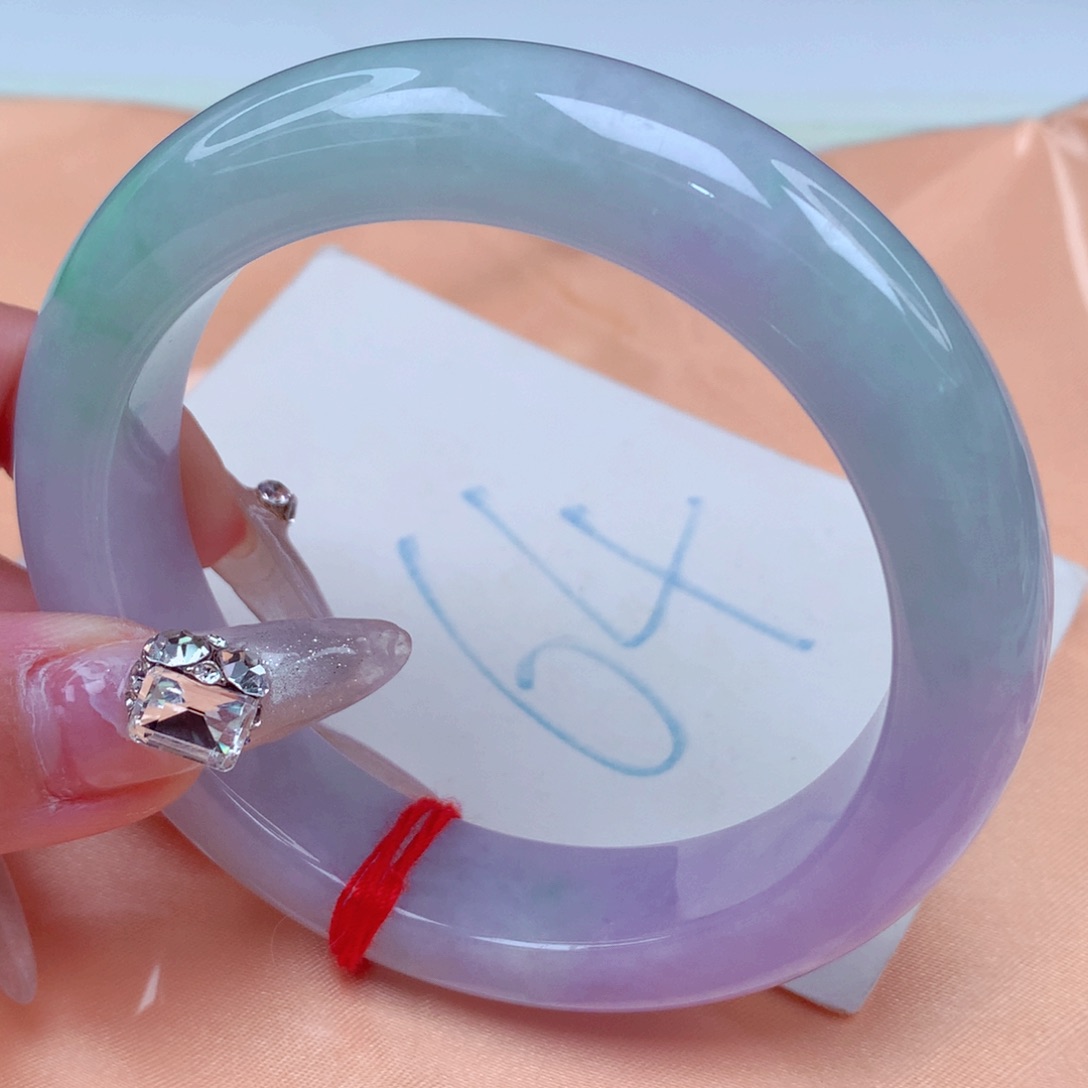 翡翠手镯未镶嵌天然缅甸翡翠A货手镯