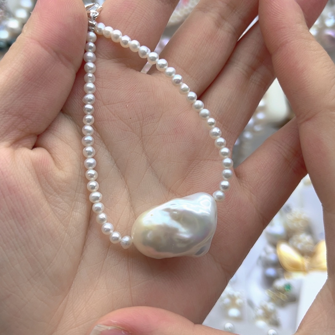 淡水珍珠颈饰未镶嵌