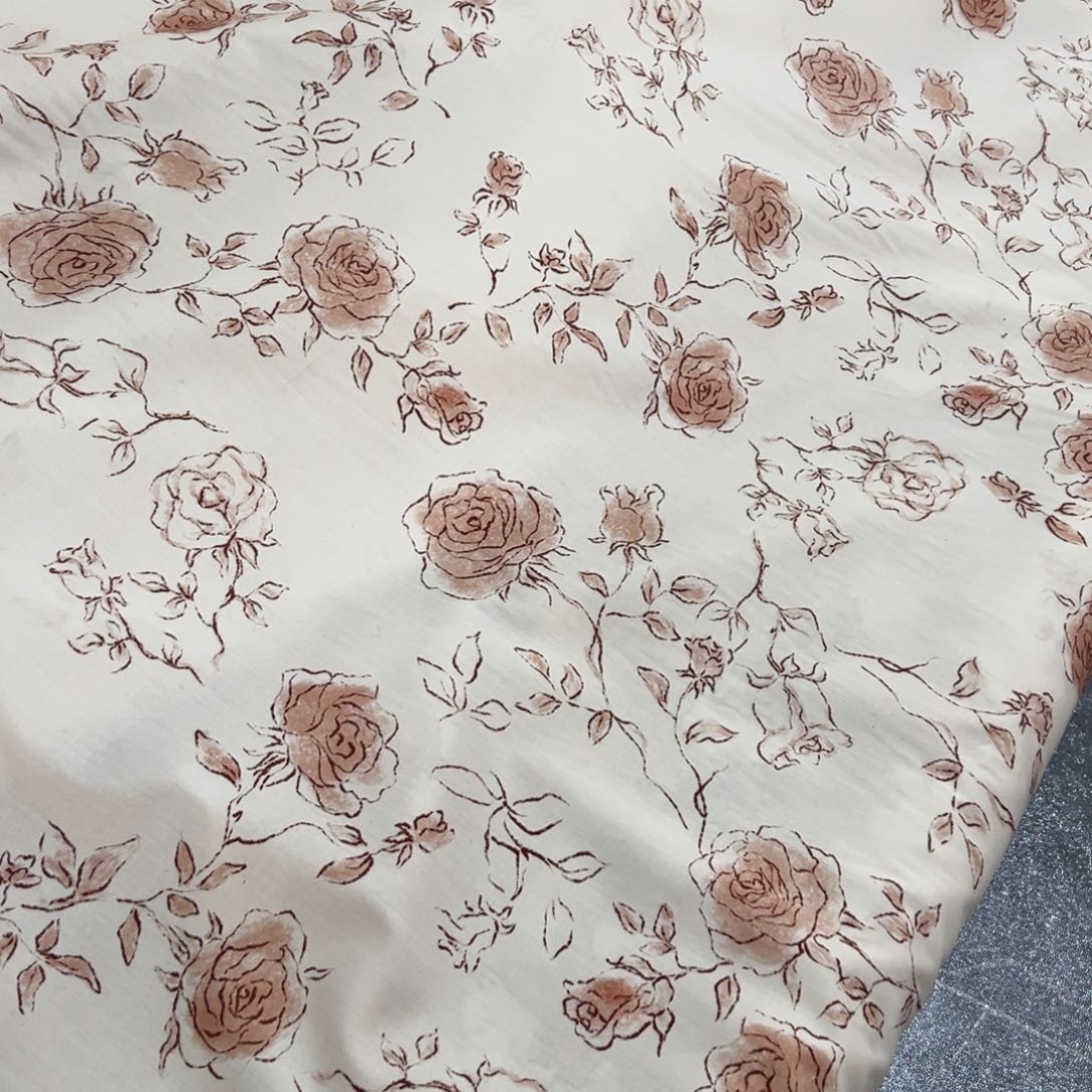 一米价纯棉40支细斜纹1.5米宽果子布地卷