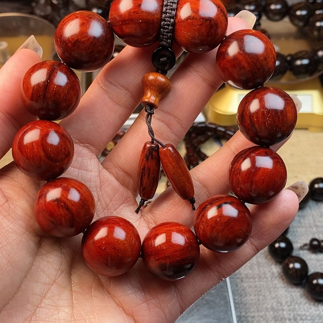 檀香紫檀（小叶紫檀）2.0火焰带星