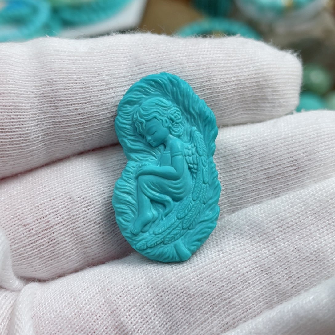 绿松石珠宝奇石未镶嵌A****G