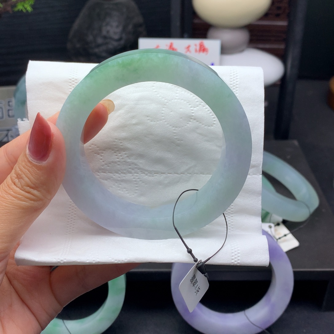 定制翡翠翡翠手镯8未镶嵌