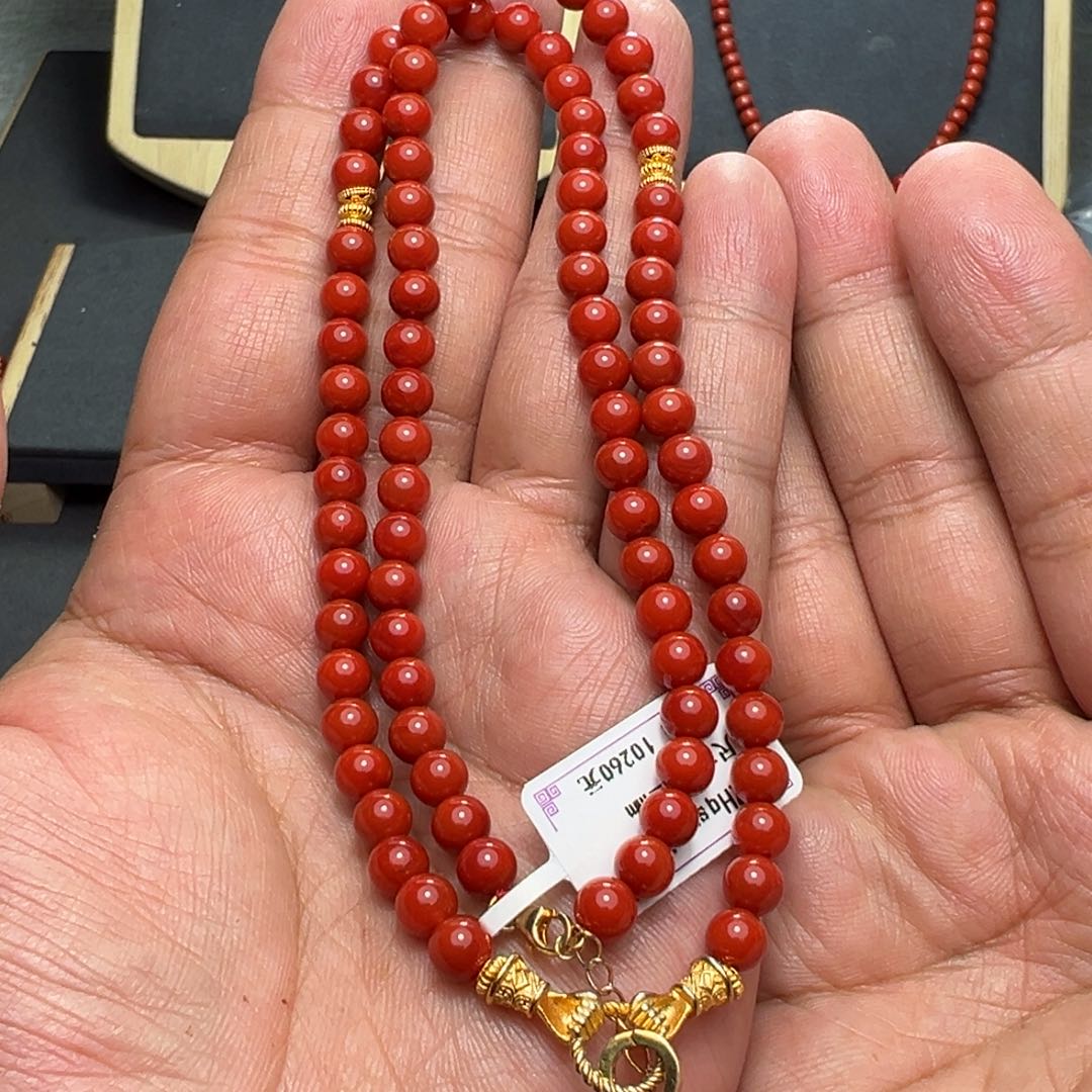 南红玛瑙颈饰未镶嵌j***9