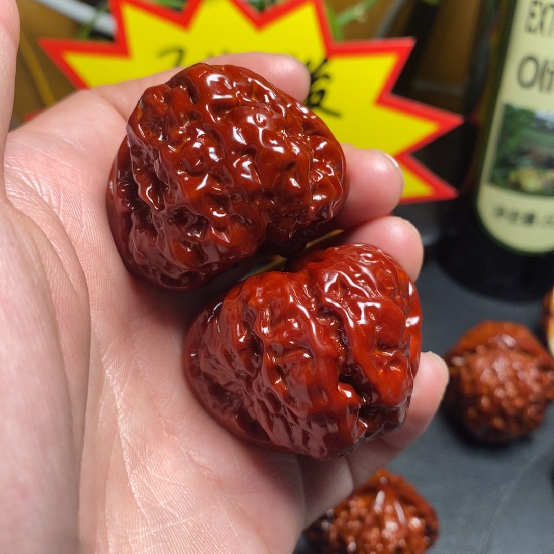 文玩核桃吊坠一***河43蛤蟆头