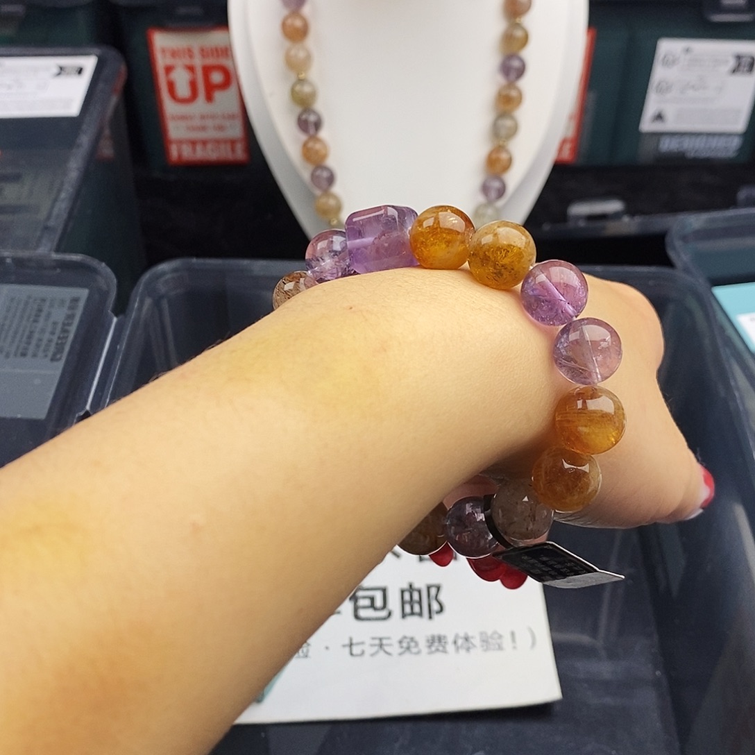 银S925镶嵌手链水晶