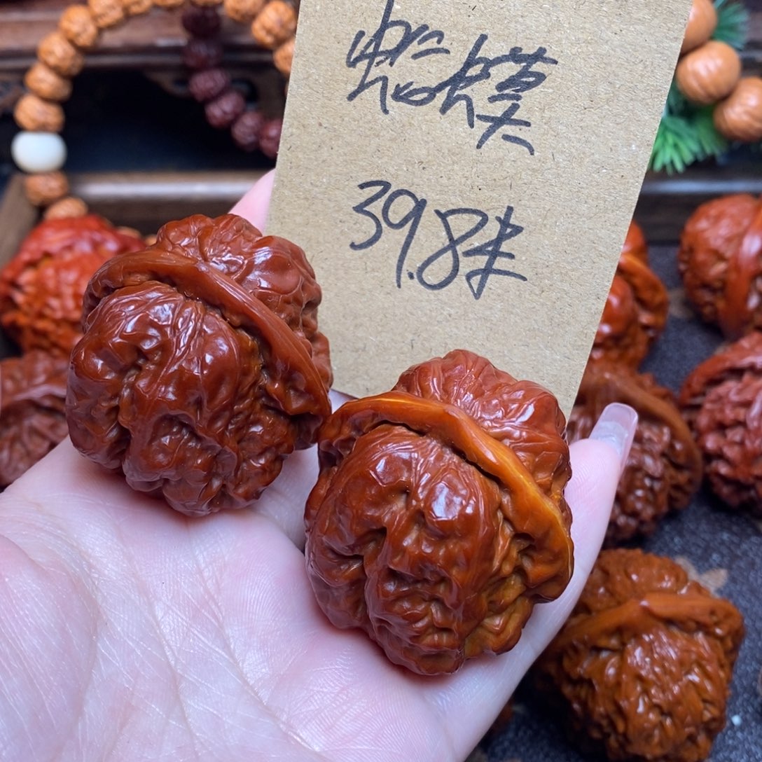 静***雨吊坠文玩核桃蛤蟆夜雨