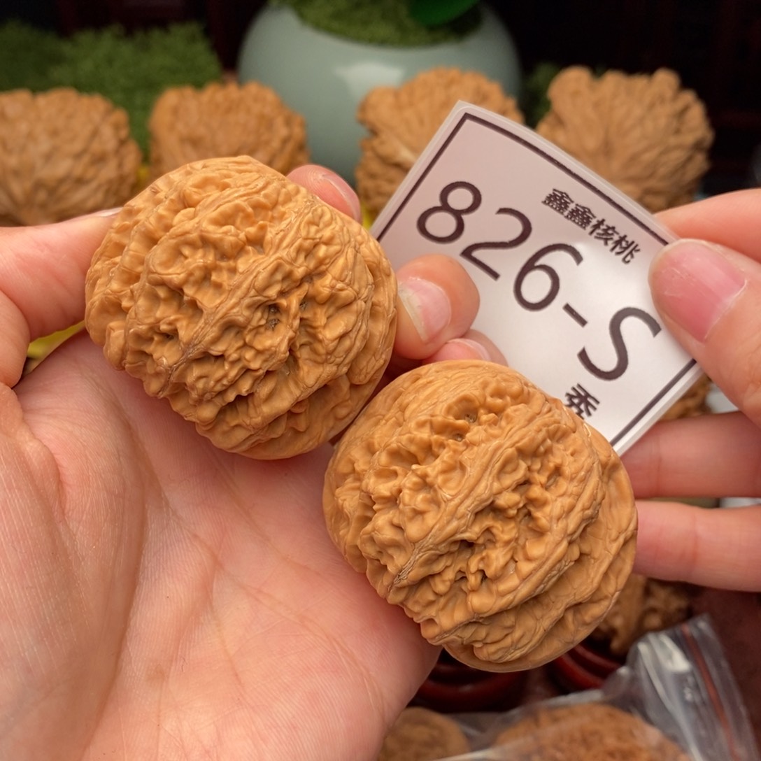 文玩核桃把件大粗筋45