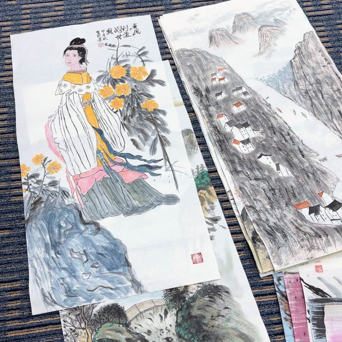 国画高*春崔帅九章三尺童