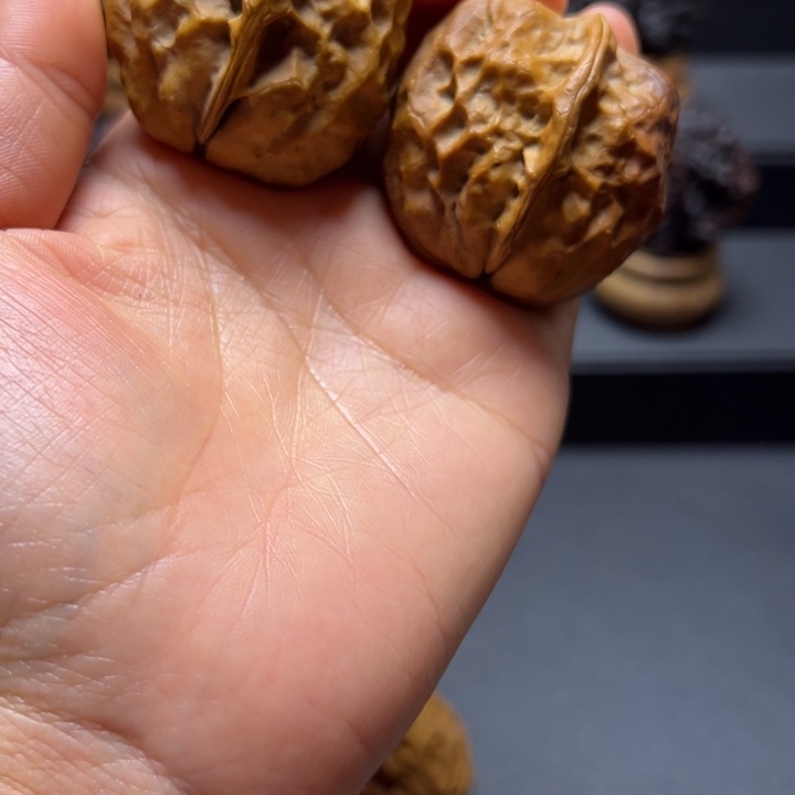 文玩核桃把件L水晶元宝39