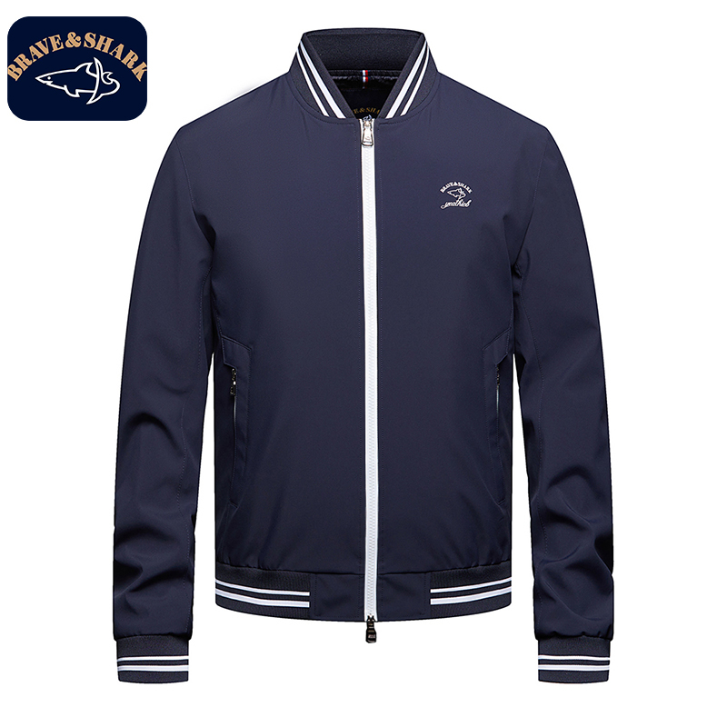 BRAVE&SHARK/勇士鲨鱼男士秋冬高奢订购棒球服夹克1321