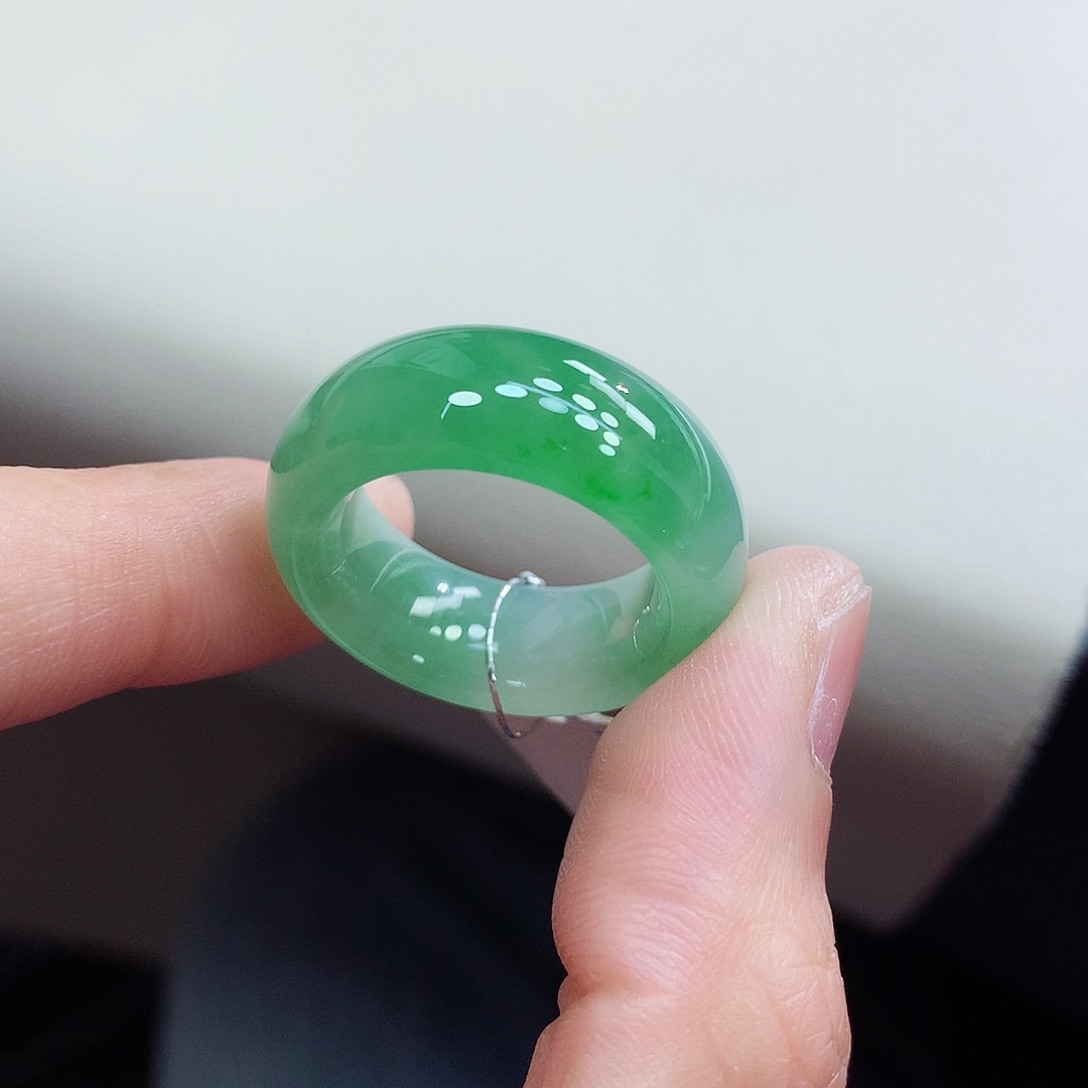 未镶嵌戒指翡翠16-17号