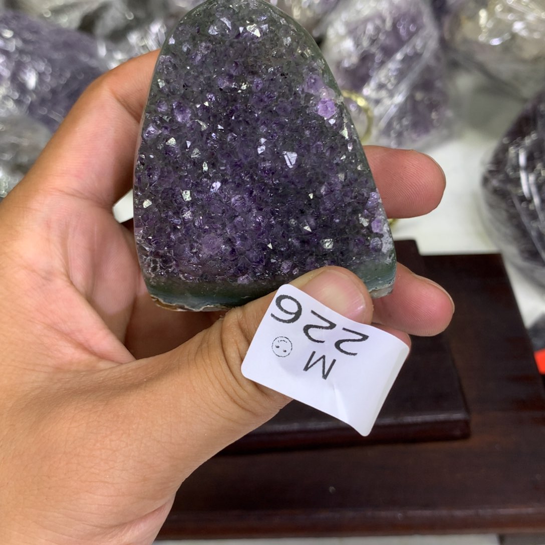 紫晶摆件未镶嵌水晶