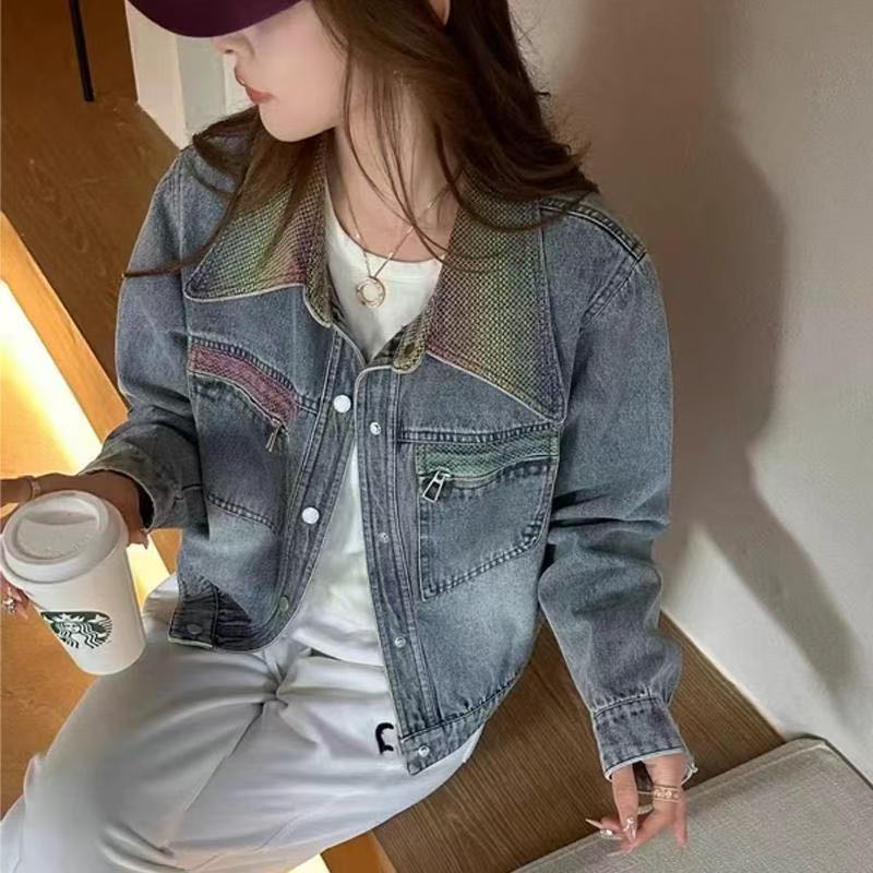 气质女款牛仔衣（1号链接）