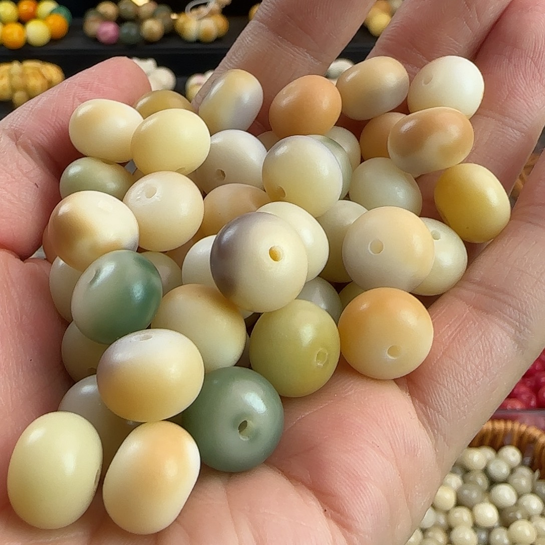 菩提根/象牙果手串卡13干磨蔷薇梦境算盘100颗