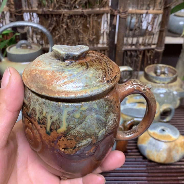 紫砂茶壶纯自然高温裸柴烧