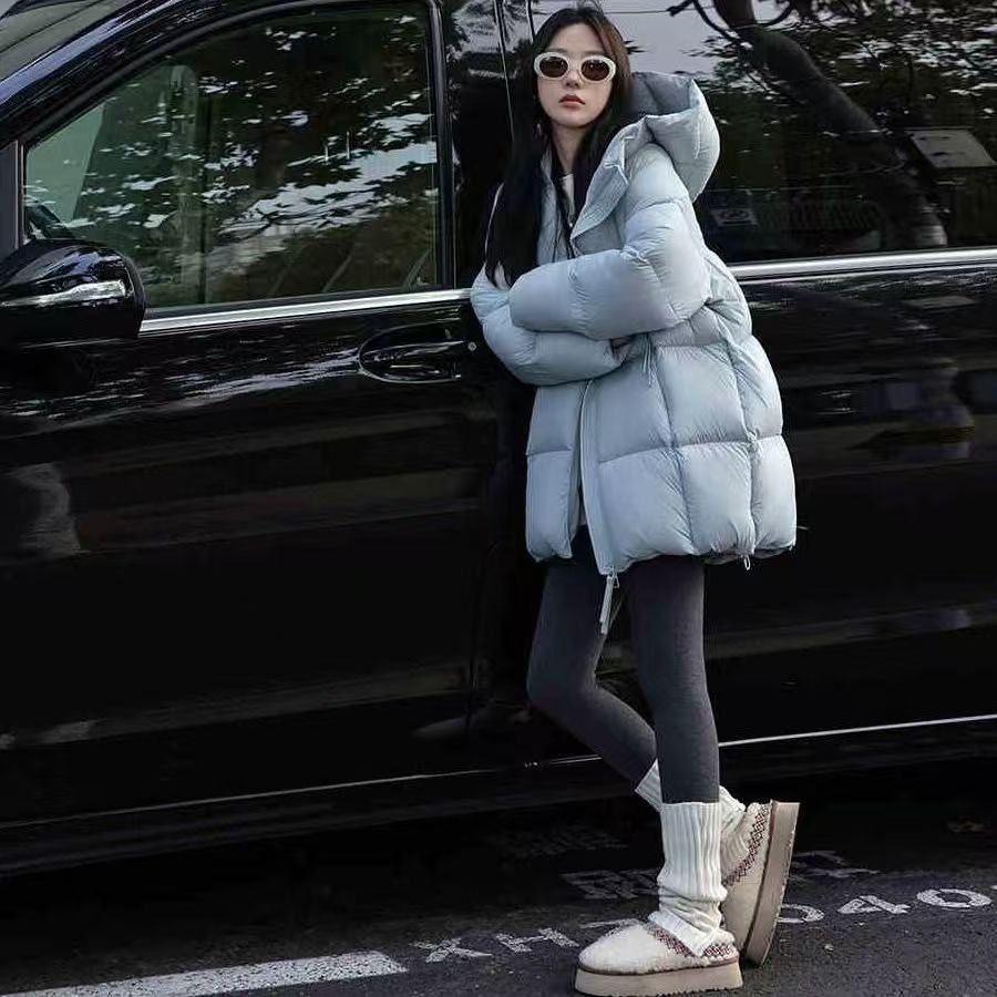 加厚连帽优等品长袖韩版中长款经典常规保暖棉服外套601