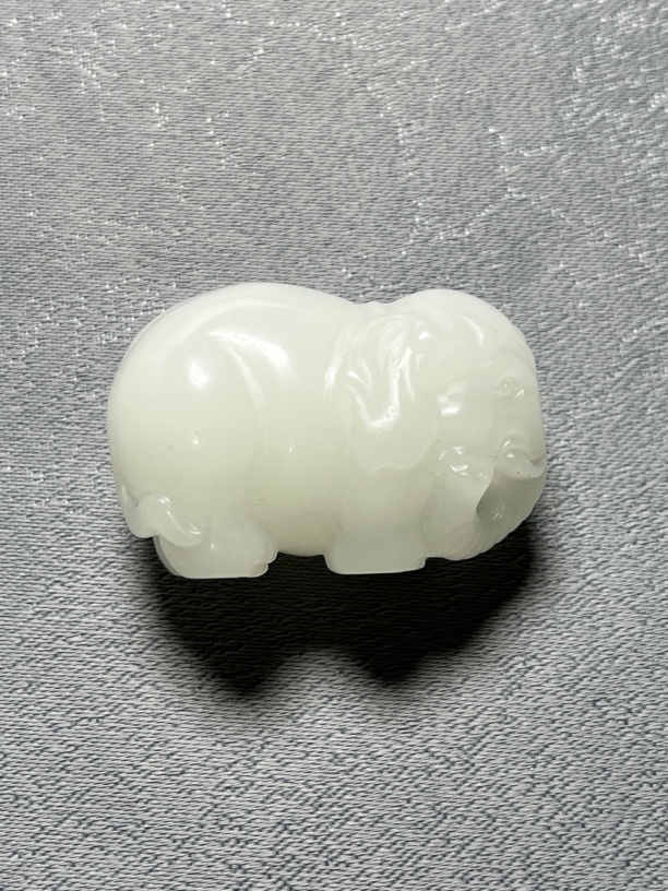 新疆山料白玉 大象