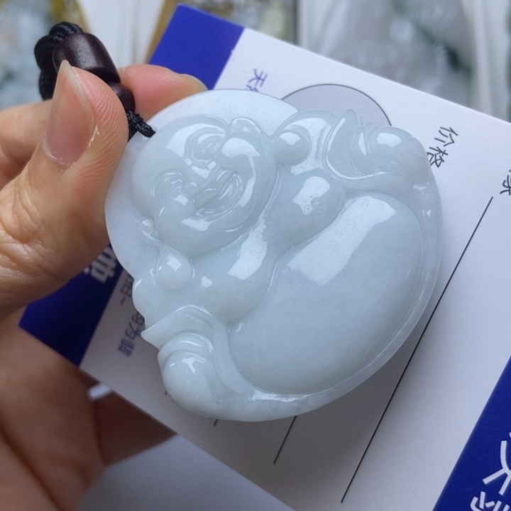 翡翠未镶嵌套链翡翠