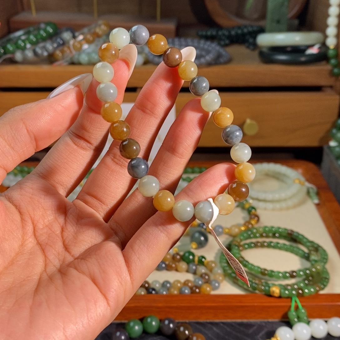 和田玉未镶嵌手链