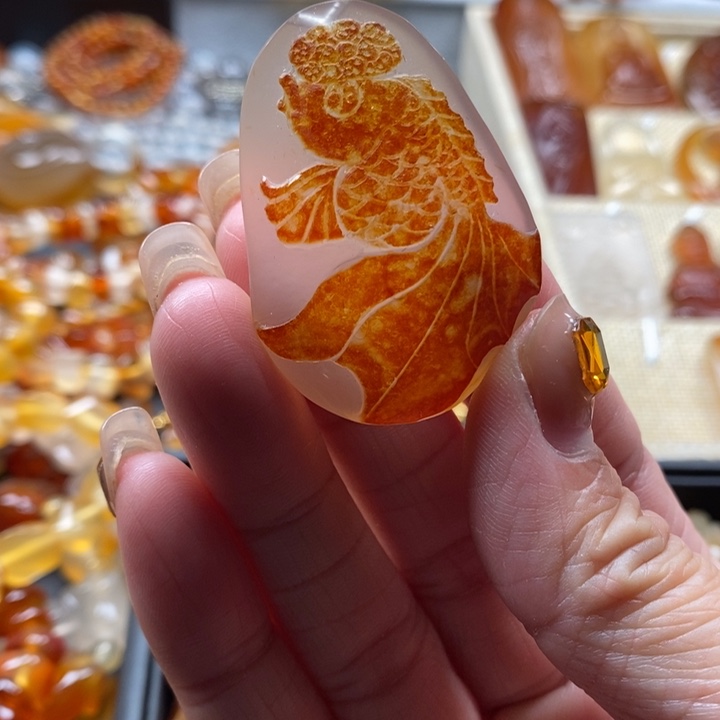 玛瑙/玉髓挂件未镶嵌