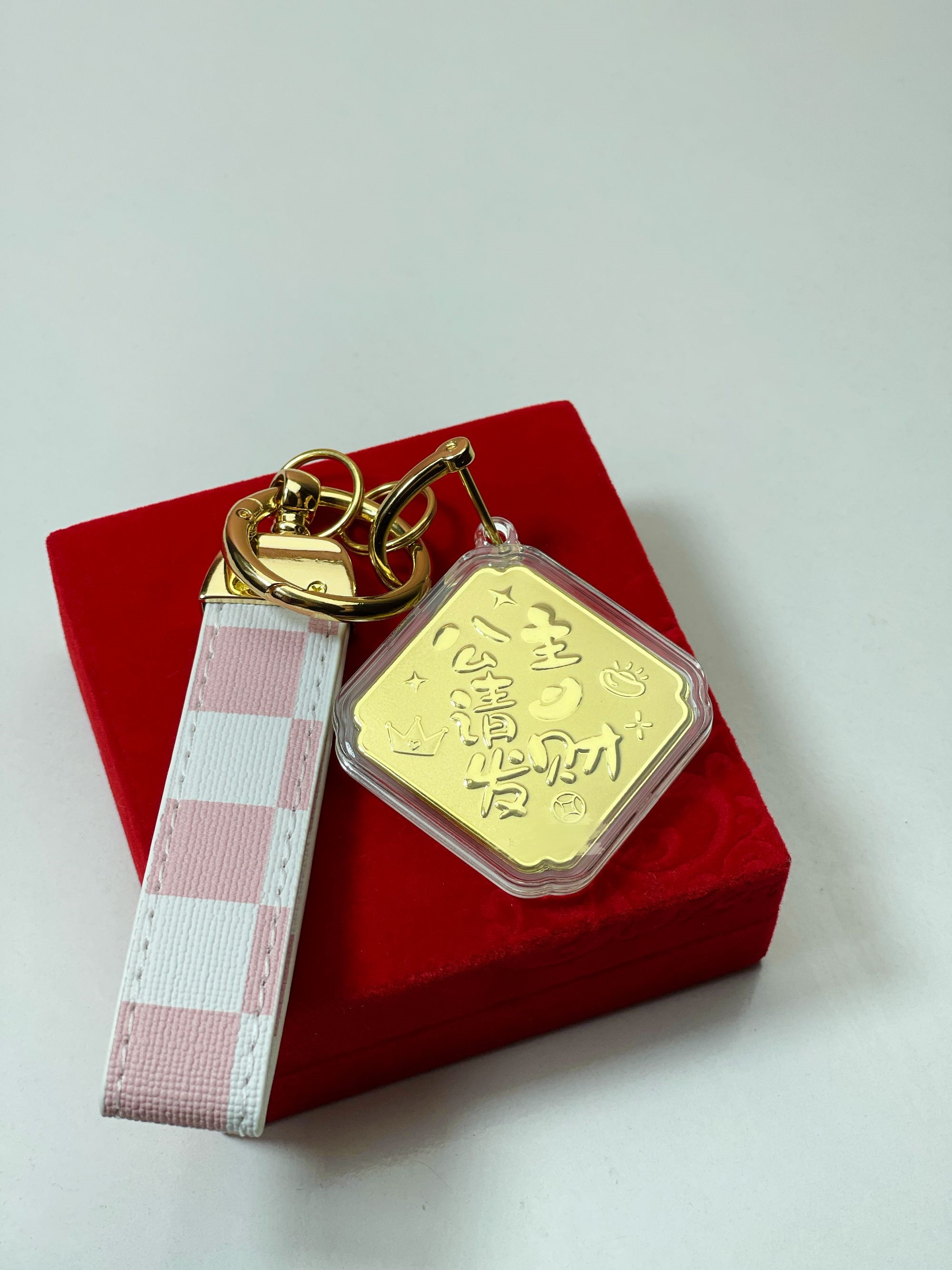 八方来财时来运转许愿钥匙扣挂件车挂送男女朋友闺蜜家人礼物礼品