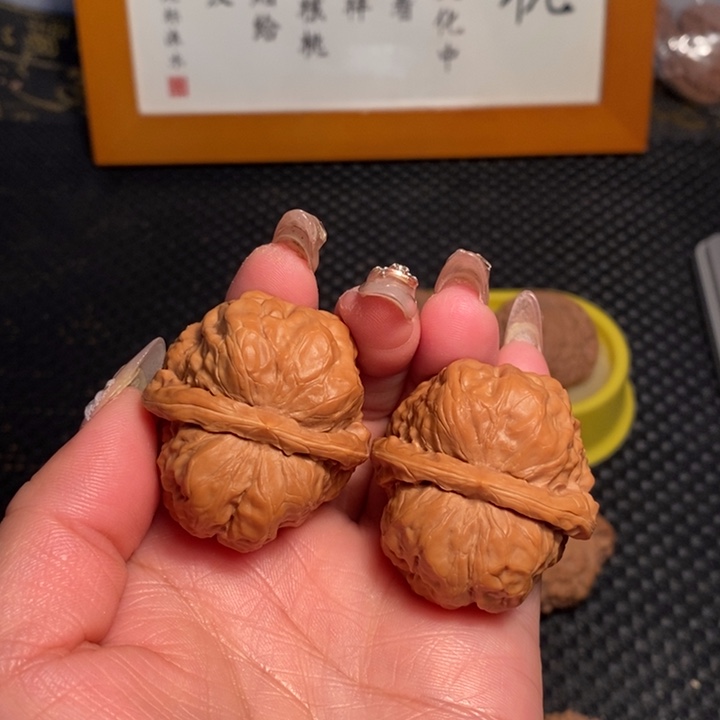 文玩核桃把件38蛤蟆头