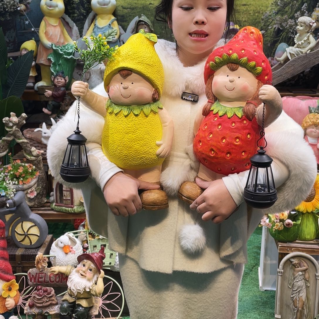摆件花园摆件红红火火