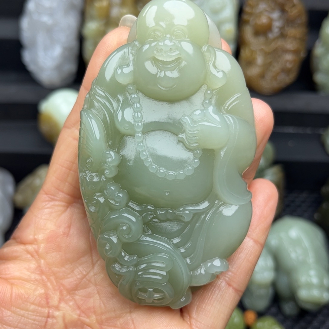 和田玉把件未镶嵌由**道