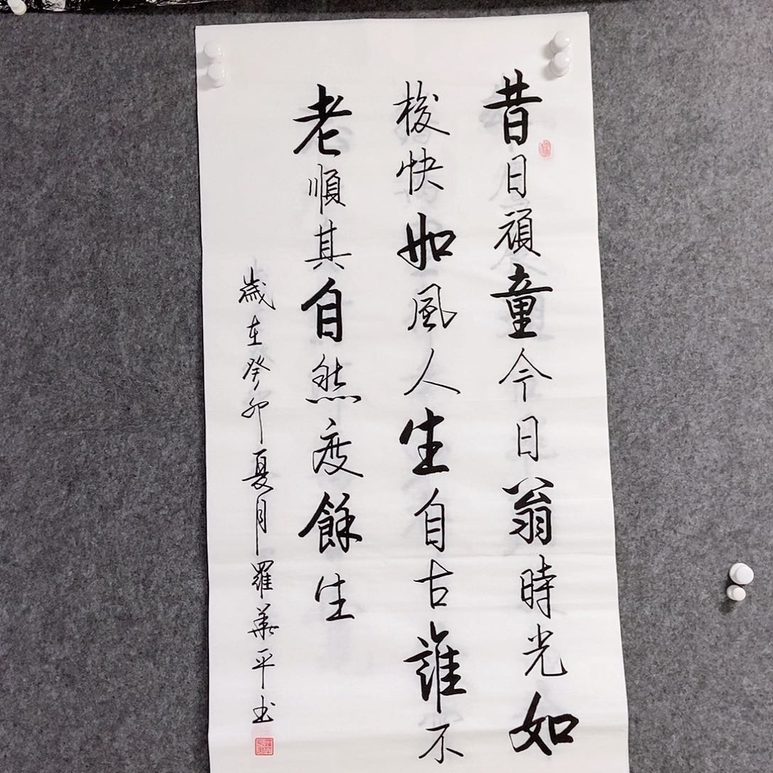 书法老师书画作品手写