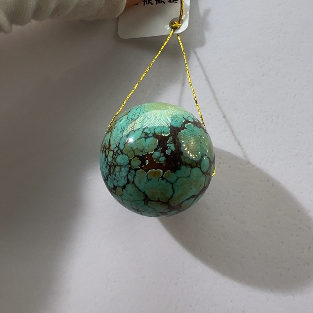 绿松石未镶嵌挂件20mm