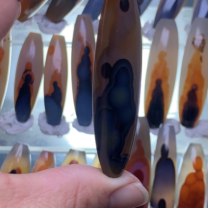 未镶嵌玛瑙/玉髓珠宝半成品15