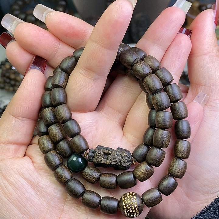 沉香手串（****弃越南芽庄白棋楠0.8设计款