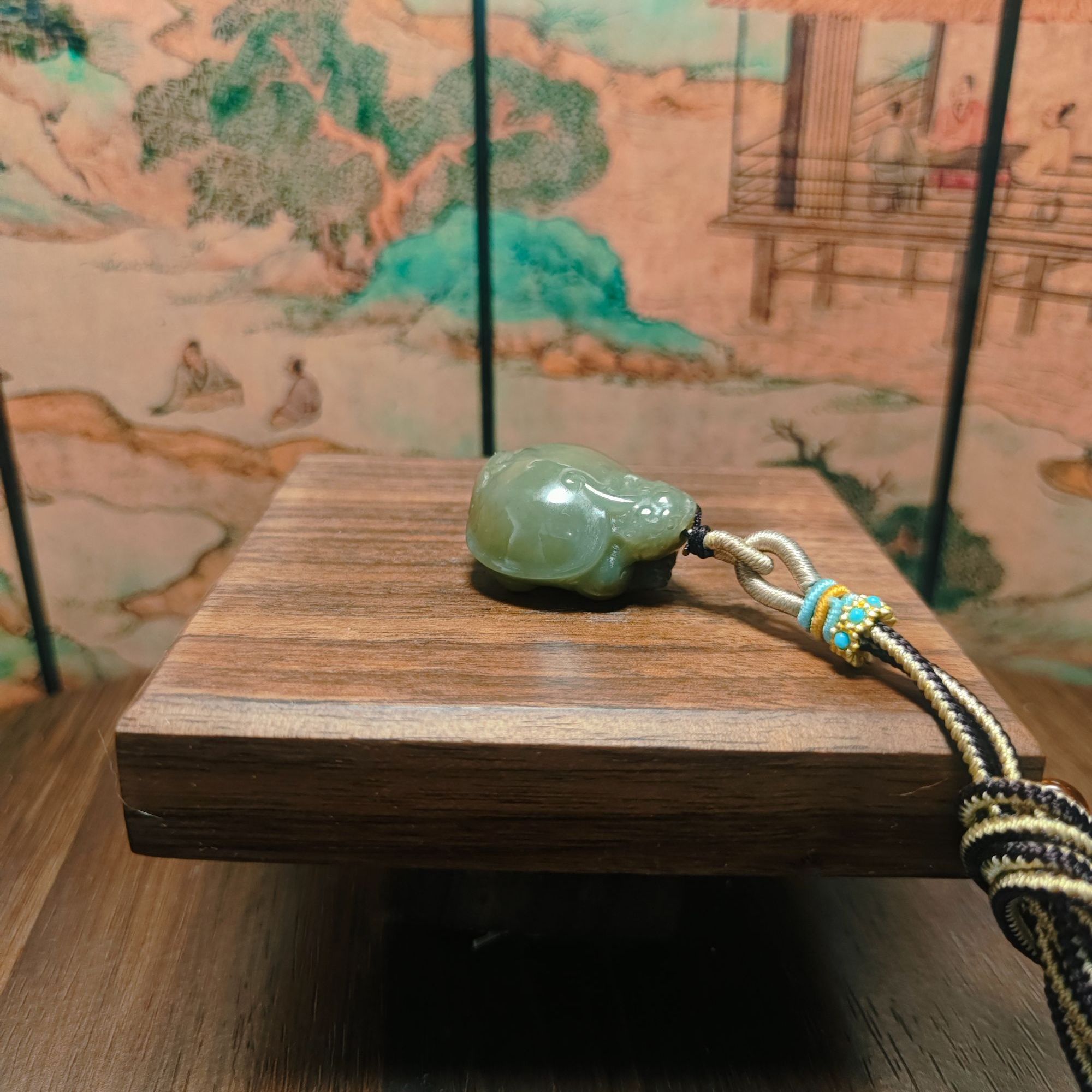 A和田玉龙龟吊坠1460