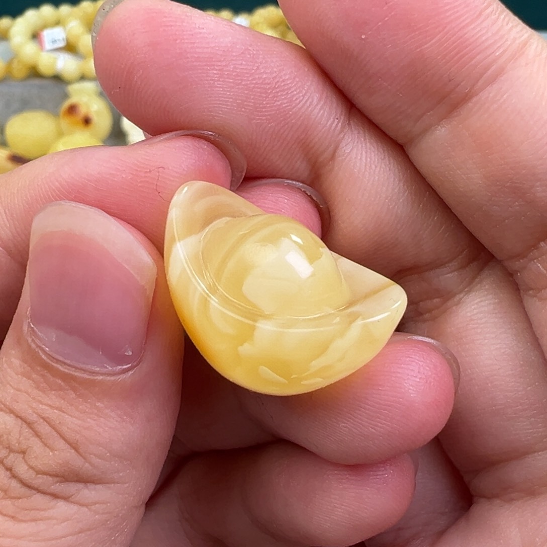 未镶嵌琥珀手链元宝