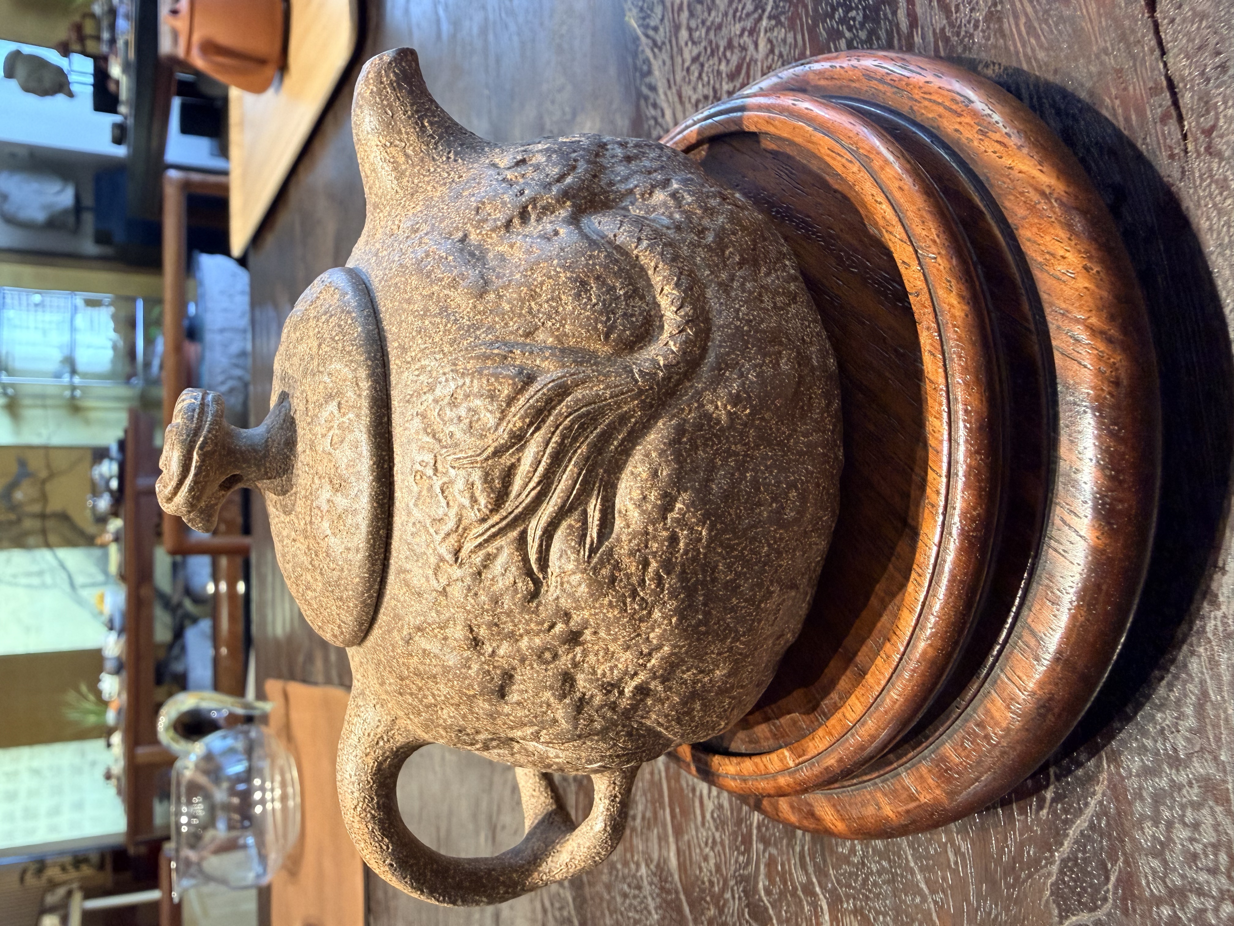 高温段泥还原烧供春紫砂壶