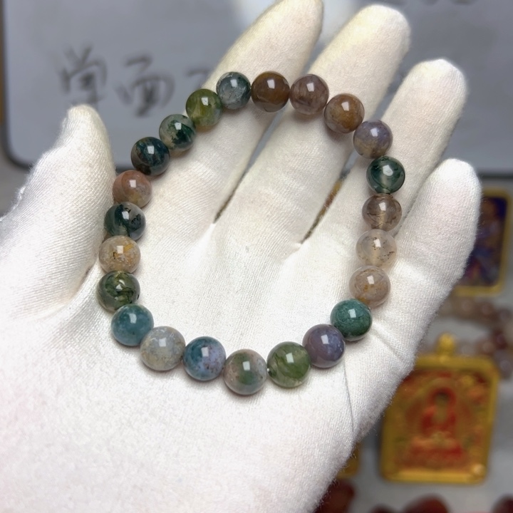 玛瑙/玉髓未镶嵌手串冰感手串888888