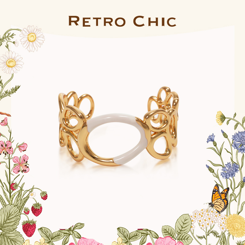 铜合金手镯 RC RETRO CHIC 意大利复古时尚首饰 伊甸园涟漪手镯